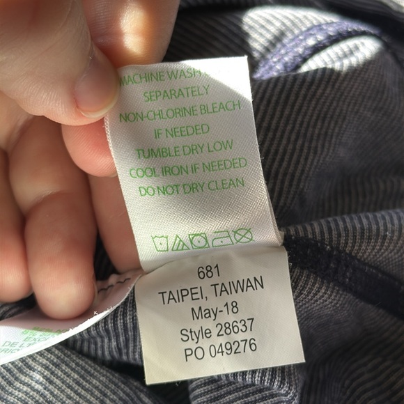 NWOT Lilly Pulitzer Athletic Jacket Luxletic Stripe Full gold Zip 2 Pockets M - Picture 10 of 12